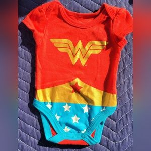 Wonder Woman Onesies 0-3mo.